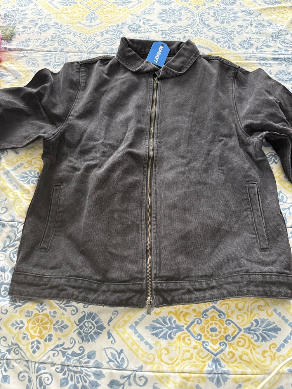 Market Studios Denim Black Jacket Men’s Size Small
